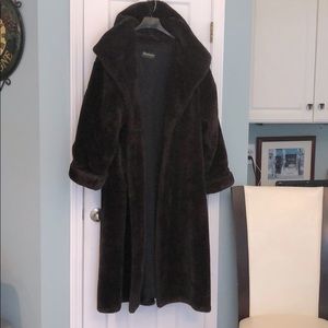 Faux Beaver Fur Coat